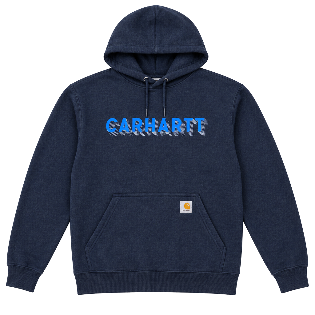 Carhartt Rain Defender Sweatshirt Loose Fit New Navy Blue 105944 Men’s XL 1