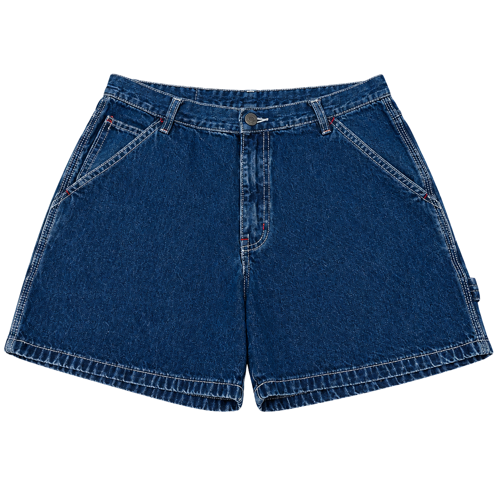 Arizona Jean Company Dungarees 100% Cotton Denim Shorts Size 7 Junior 1