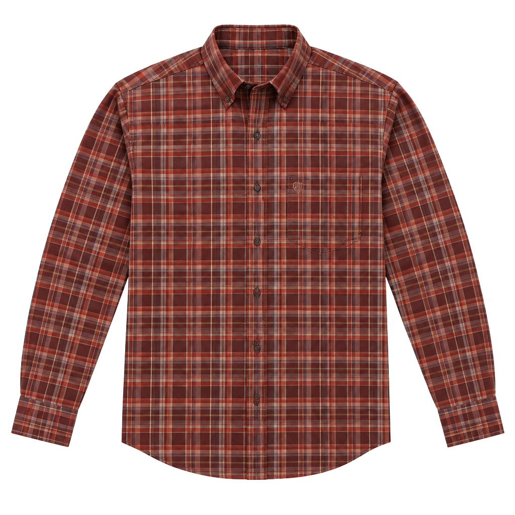 Ariat Men's Pro Series Scotty Button-Down Long Sleeve Shirt Size L 1