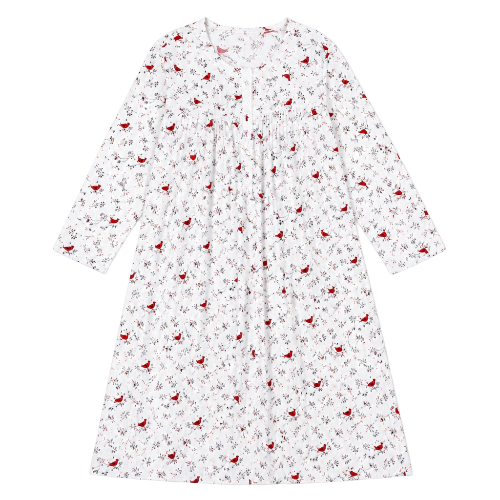 Aria Collection Nightgown Red Cardinal Velour Sleepwear Size 3X 1