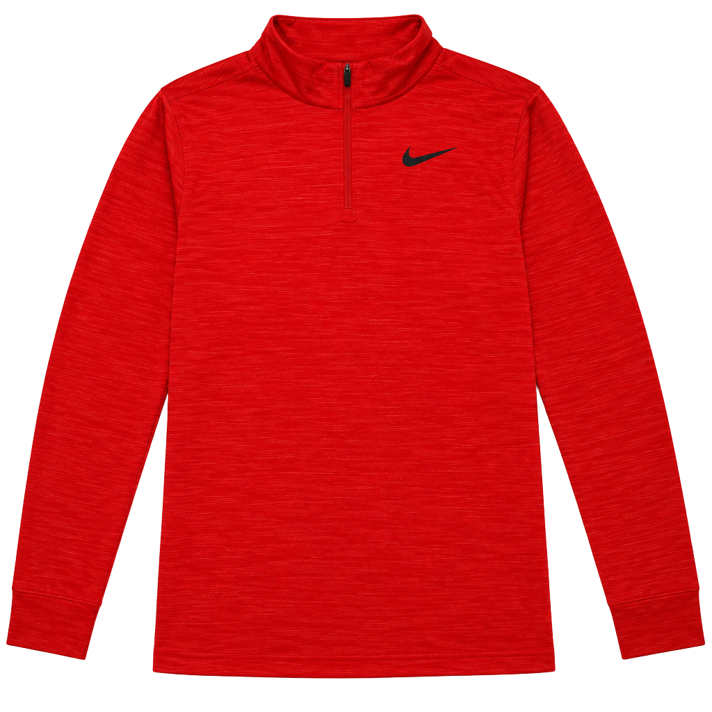 Nike Dri-FIT 1/2 Zip Training Pullover Size XL Red Long Sleeve 1
