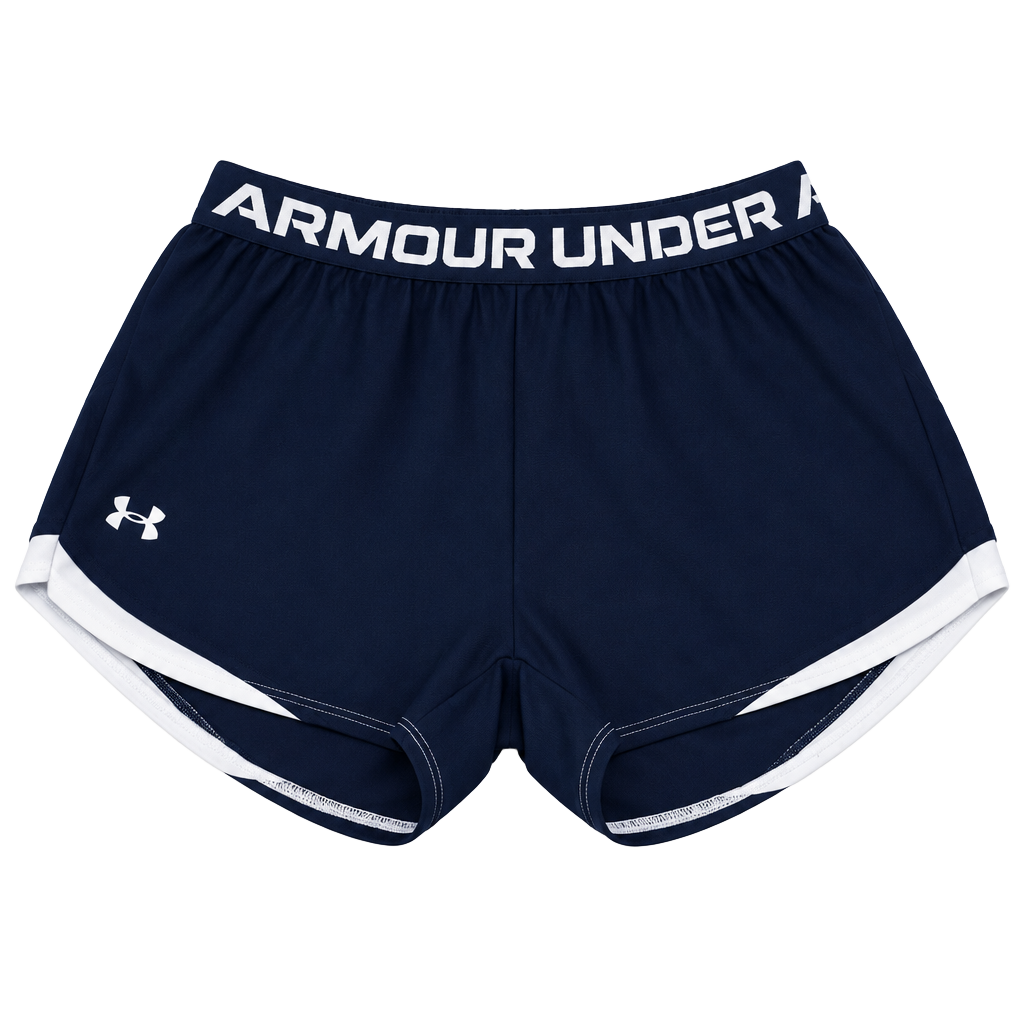 Under Armour Play Up 3.0 Shorts Size MD Blue White Athletic 1