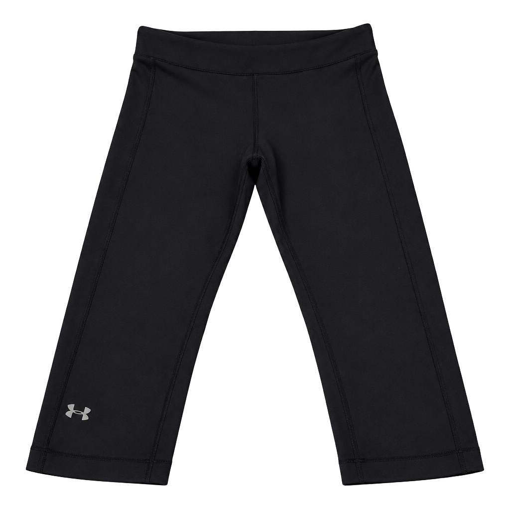 Under Armour HeatGear Compression Capri Leggings Size L Black 1