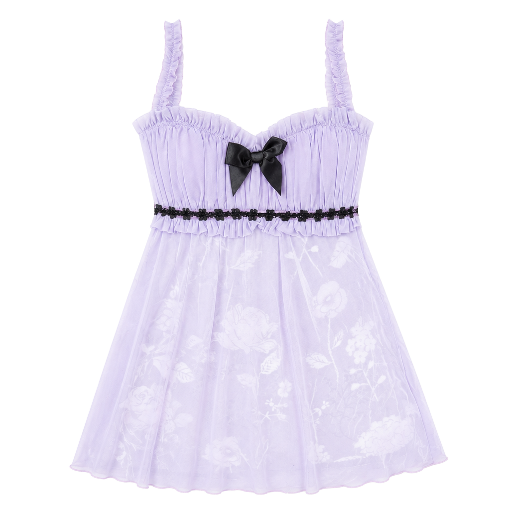 Fredrick's of Hollywood top Lace with bow Sparkly... 1