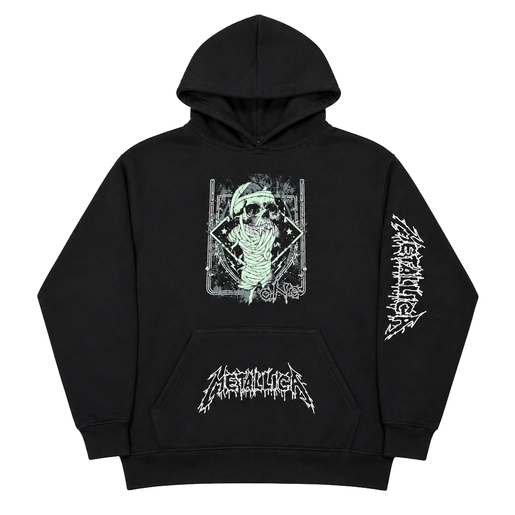Metallica One Graphic Hoodie Size LG Black 1