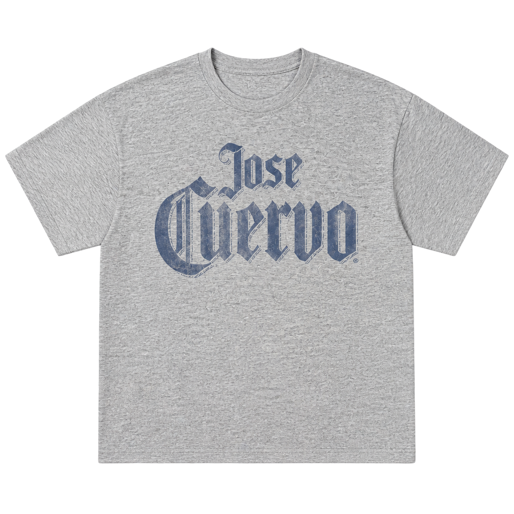 Jose Cuervo Heather Gray Logo Graphic T-Shirt Size S 1