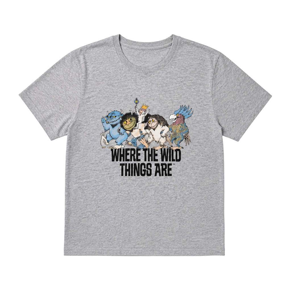Where The Wild Things Are Graphic T-Shirt Gray
Size 7/9 Girls 1