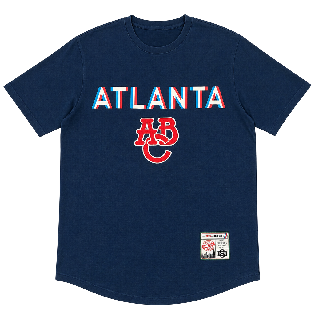 SB-Sport Atlanta Graphic T-Shirt Navy Blue 1