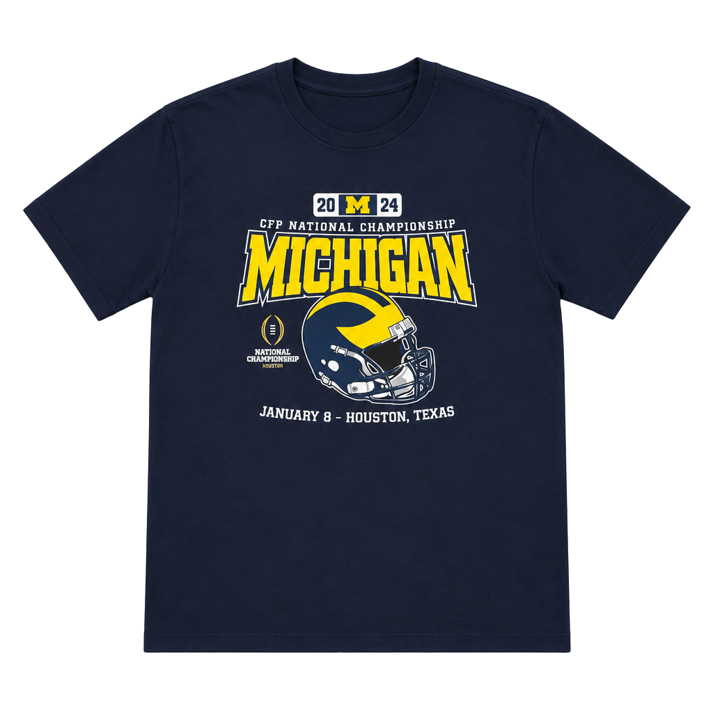 Player Tees Michigan National Champions T-Shirt Size L 1