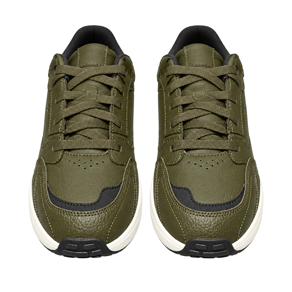 Under Armour Sneakers Size 13 Green Leather Athletic Shoes 1