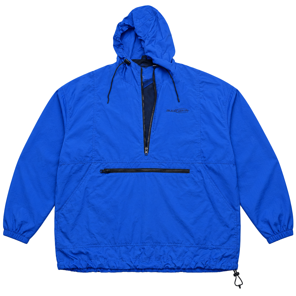 Bud Light Vintage Anorak Jacket Blue Size L 1