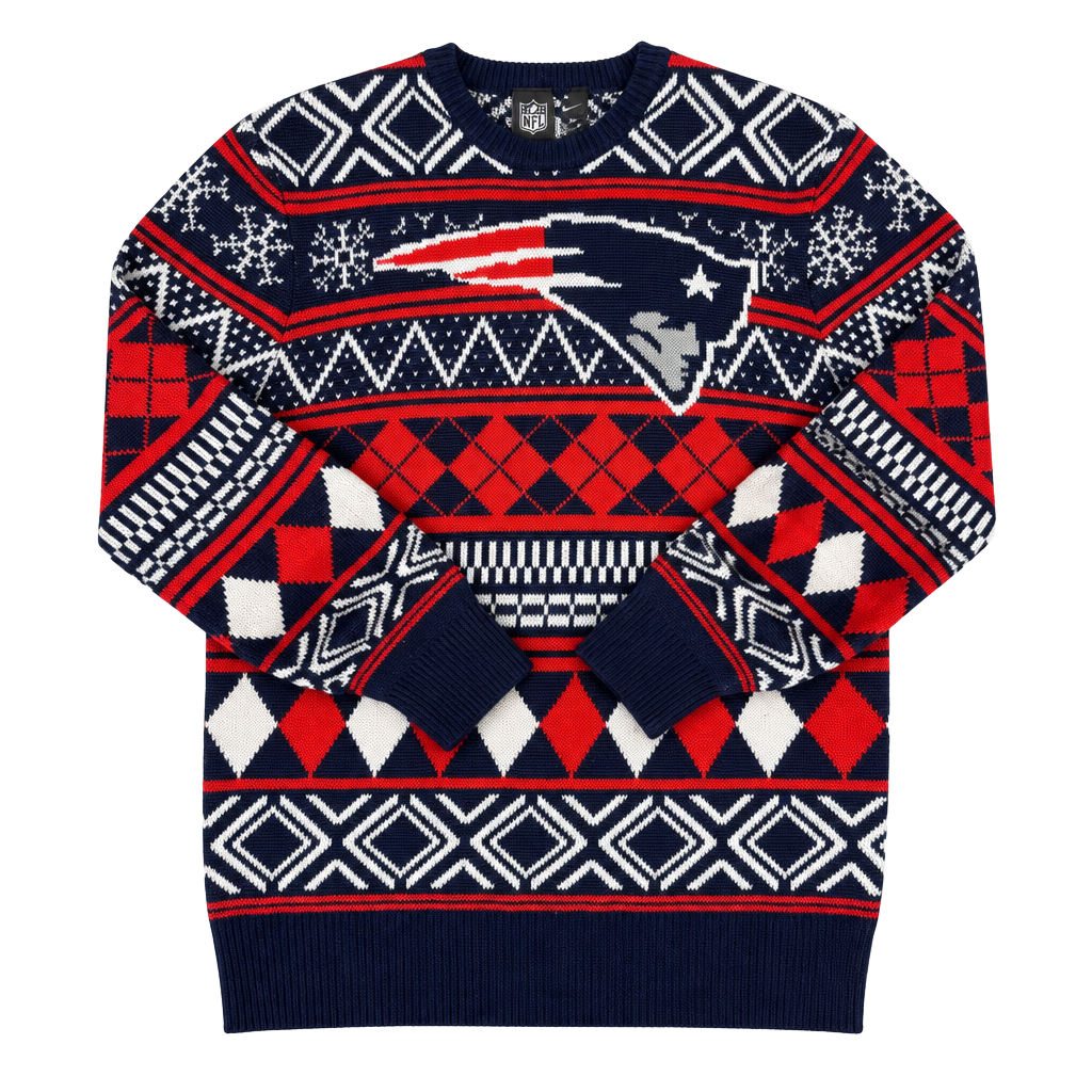 NFL New England Patriots Christmas Sweater Size M 1