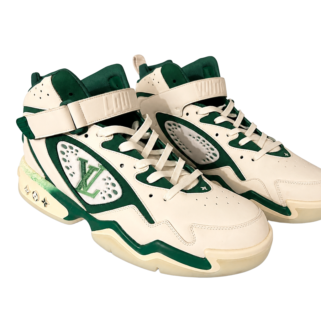 Louis Vuitton LV Trainer 2 High-Top Green Virgil Abloh Size 12(us13) 1
