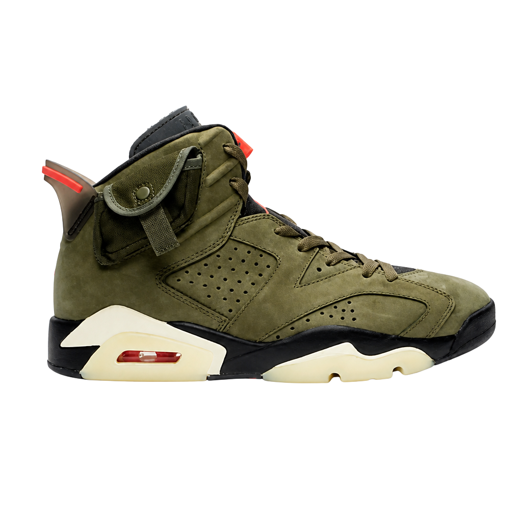 Size 12 - Jordan 6 Retro Travis Scott olive 1