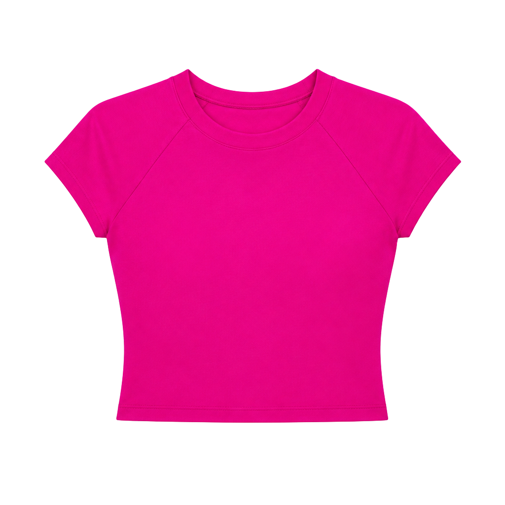 Lululemon Swiftly Tech Cropped Short Sleeve 2.0 Size 8 Pink Flare 1