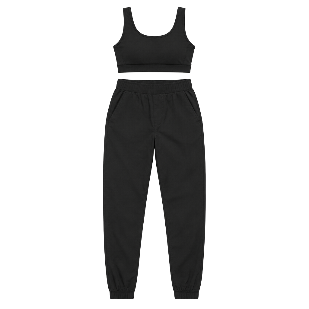 222 Lululemon Adapted State HR Jogger Regular Size 10 Black 1