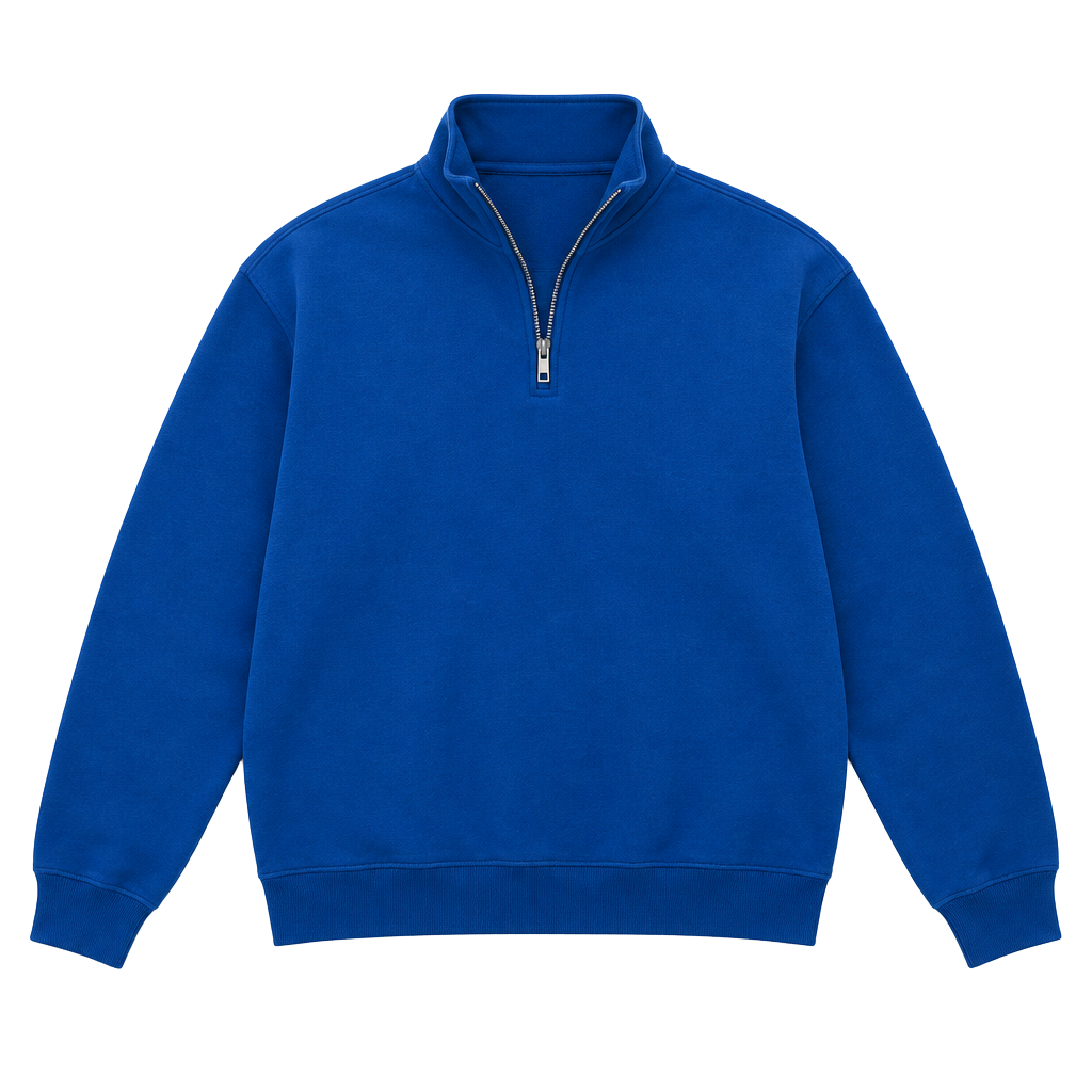 Lululemon Steady State SuperLoft Half Zip Sapphire Sprint LARGE 1