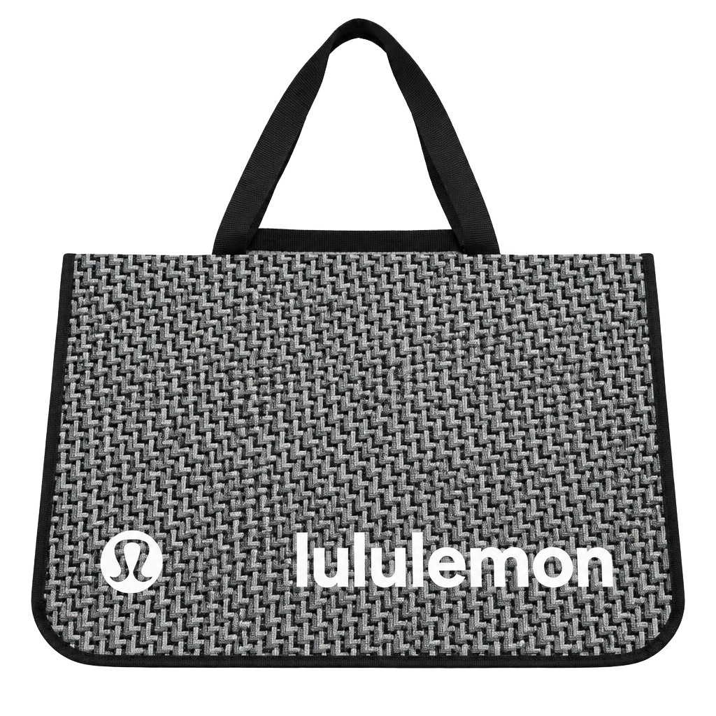 Lululemon Geo Pattern Reusable Shopping Tote Bag 1