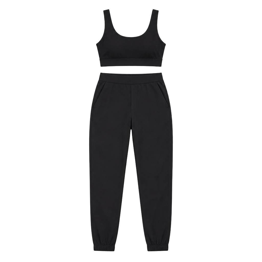 224 Lululemon Adapted State HR Jogger Regular Size 14 Black 1