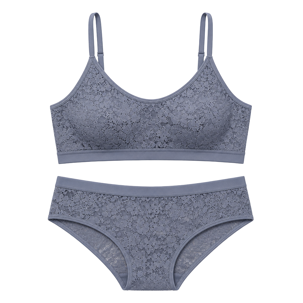 174 Lululemon Soft Stretch Lace Scoopneck Bralette Solar Grey Sz SMALL 1