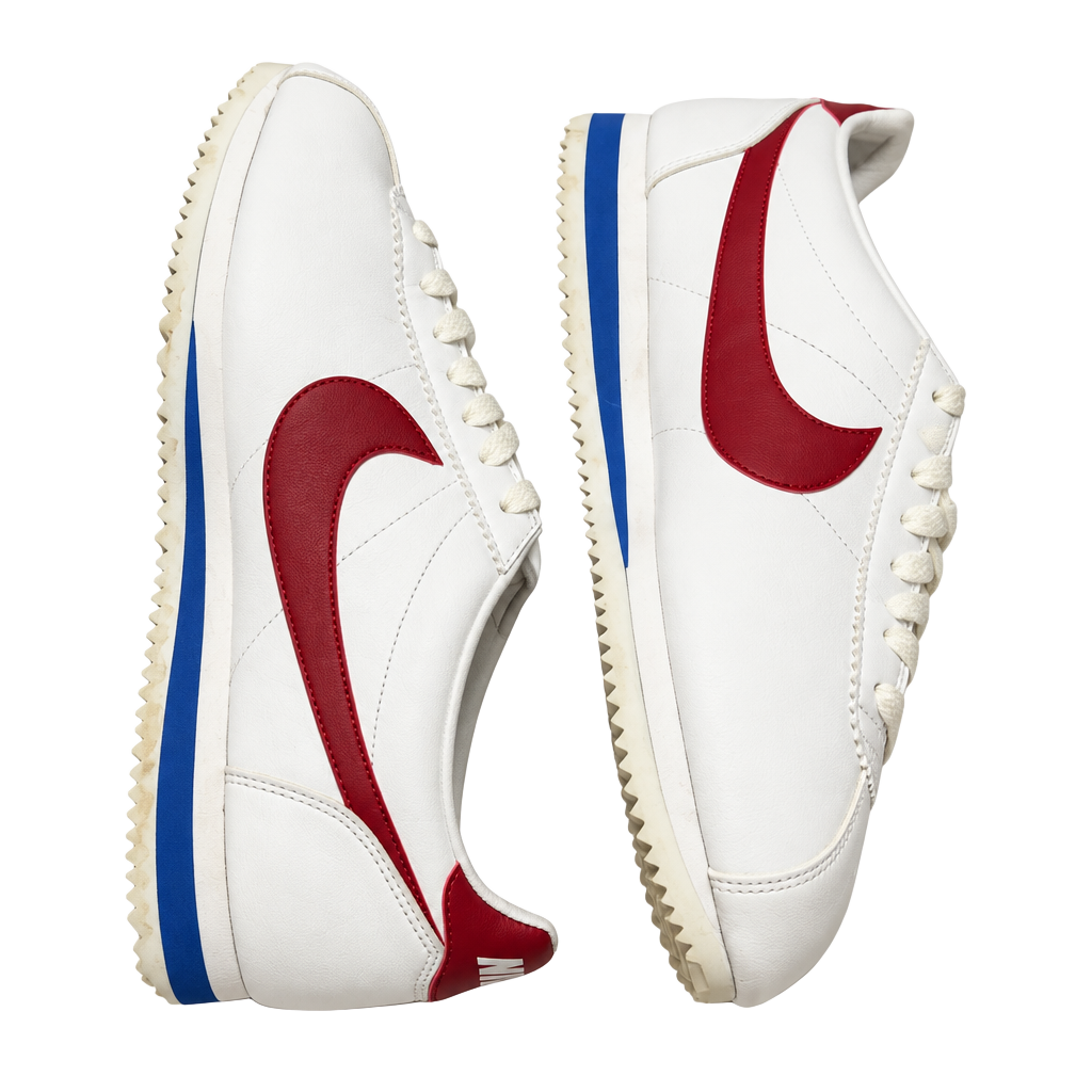 Women’s Nike Cortez Classic Size 12 White Varsity Red Royal Blue “Forest Gump” 1