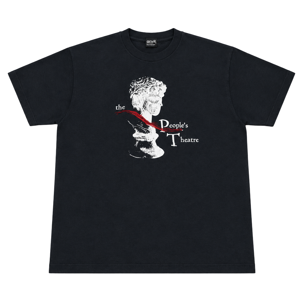 Vintage The People's Theatre Graphic T-Shirt Black 1