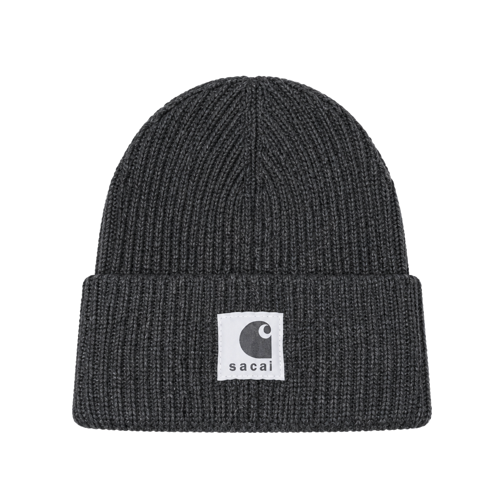 Sacai Carhartt WIP Wool Blend Beanie OS Black 1
