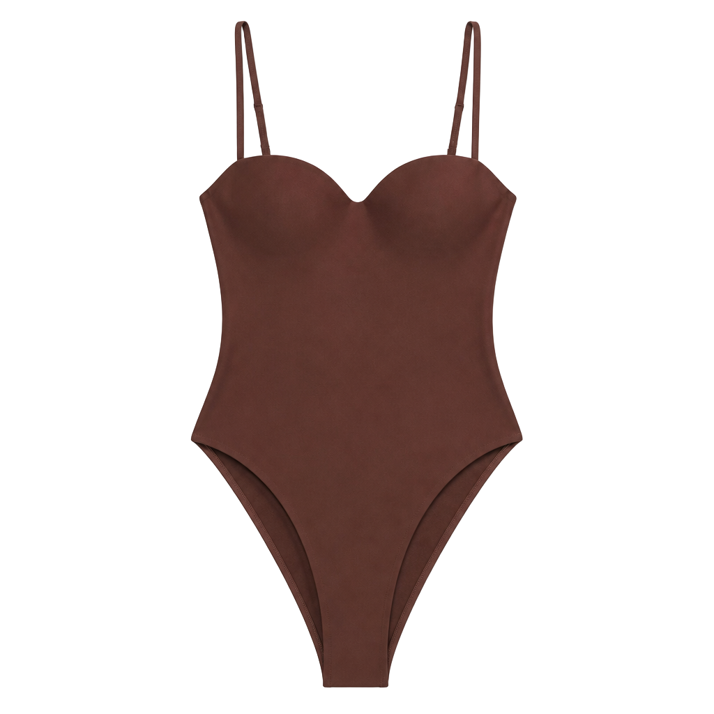 SKIMS Molded Underwire Bodysuit in Cocoa 1