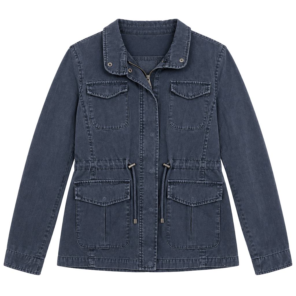 Levi's Utility Jacket Size L Navy Blue Canvas Military 1