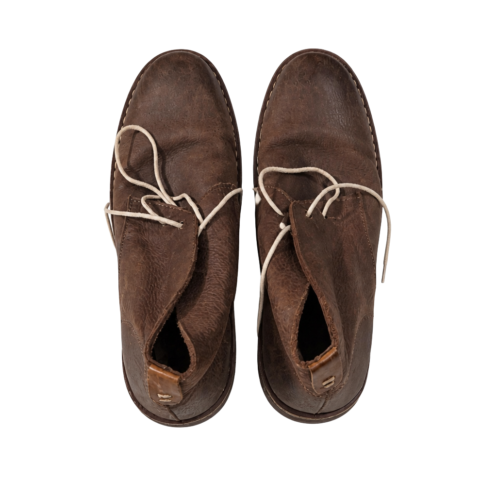 Red Tape Men's Brown Leather Chukka Desert Boots 1