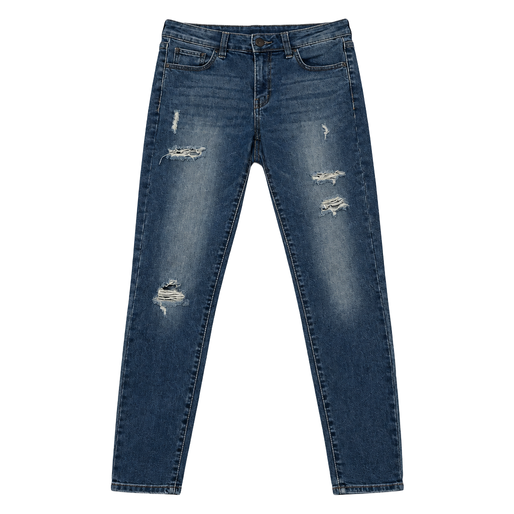 SoUltimate Low Rise Jegging Size 9 Blue Distressed 1