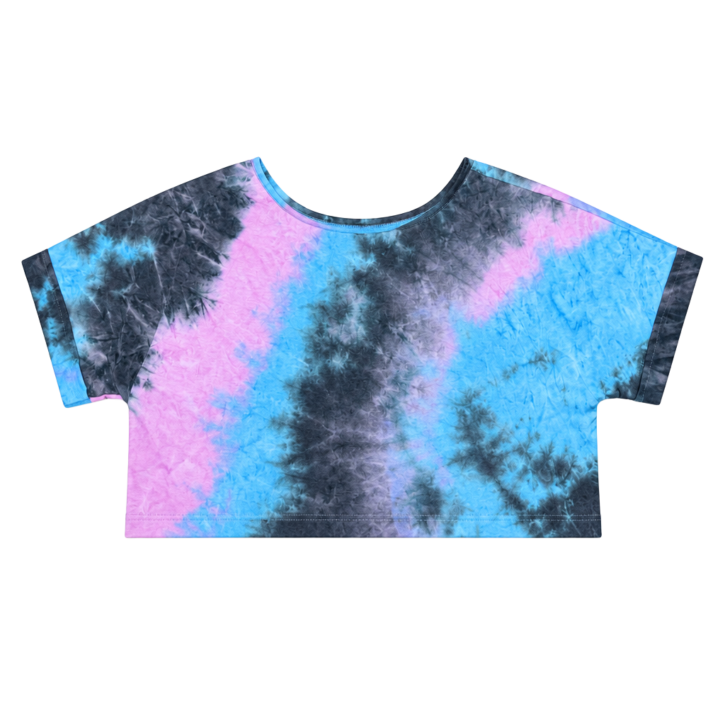 Sofia's Choice Tie Dye Crop Top Short Sleeve Tee 1
