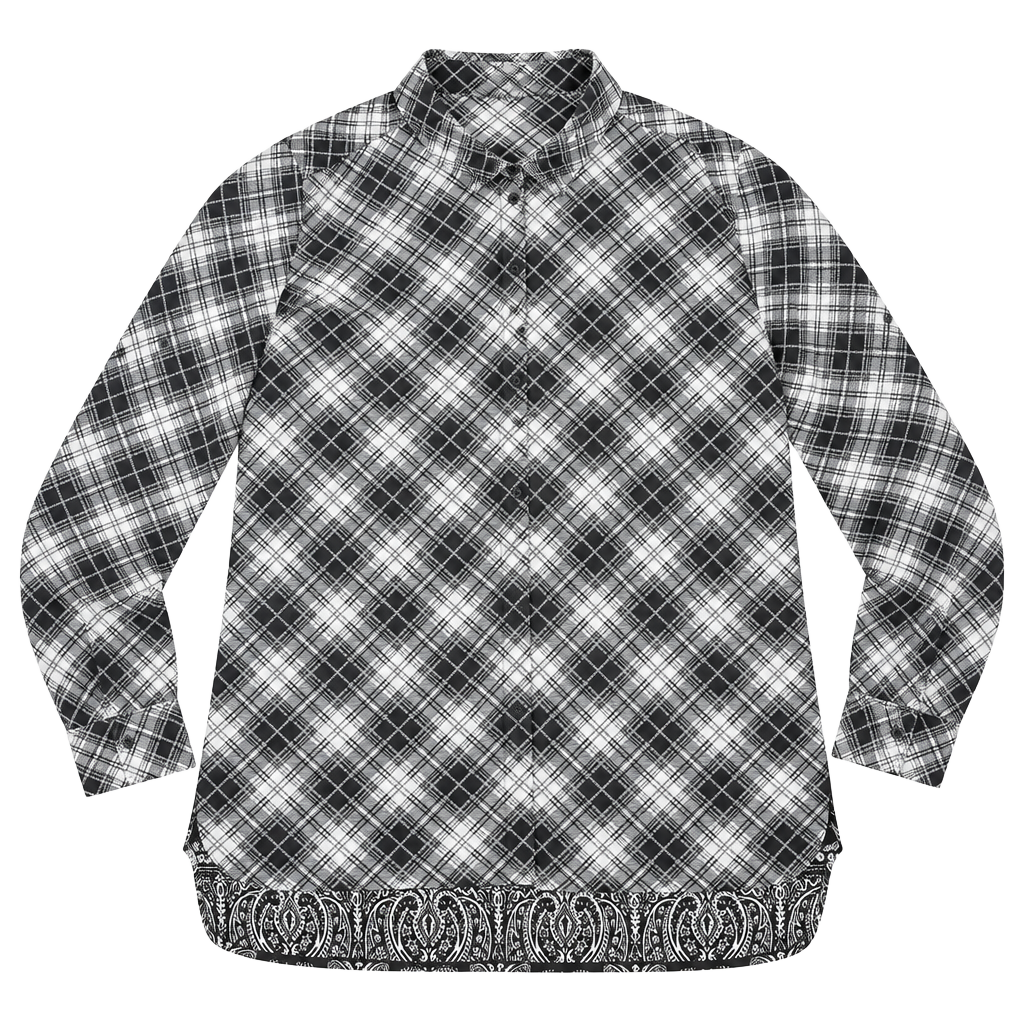 Band of Gypsies Plaid Button Down Shirt Size Y2K streetwear 1