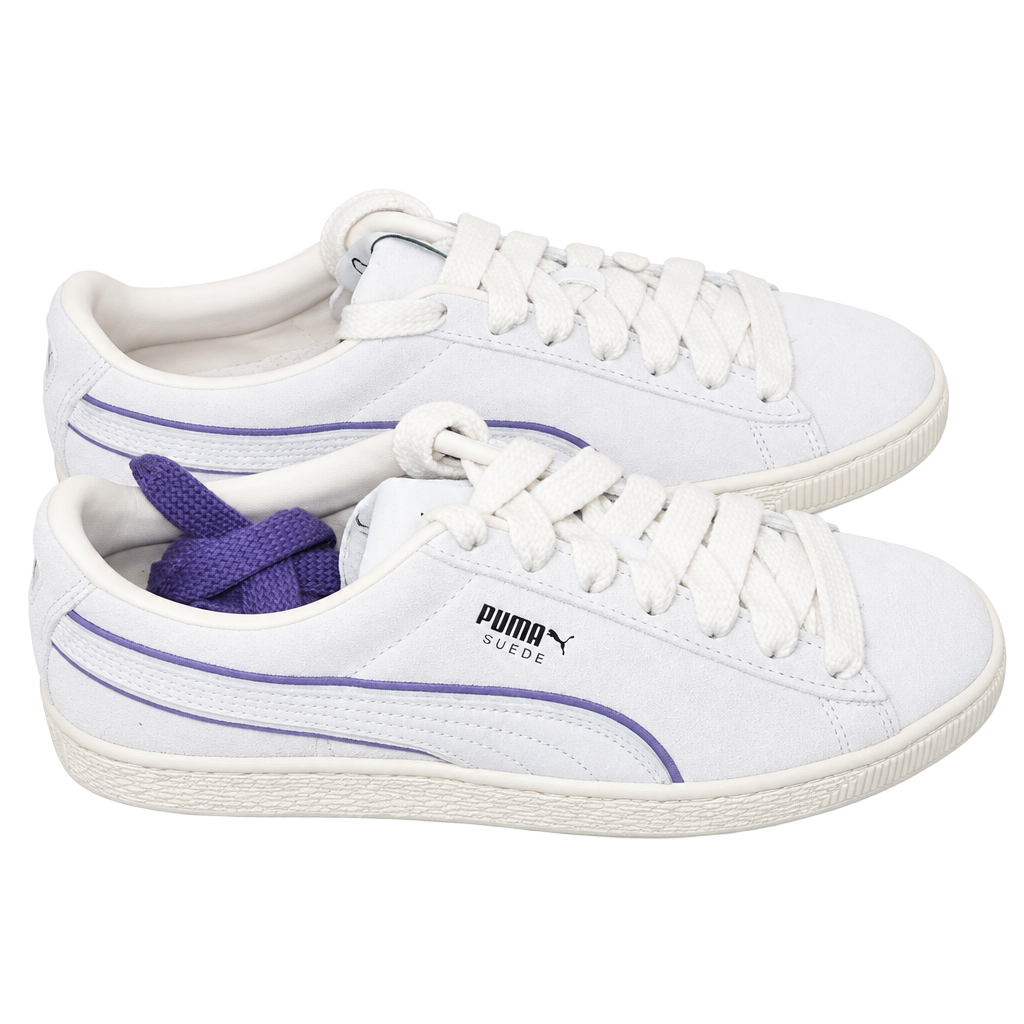 Puma Suede Lauren London Size 7 White Sneakers 1