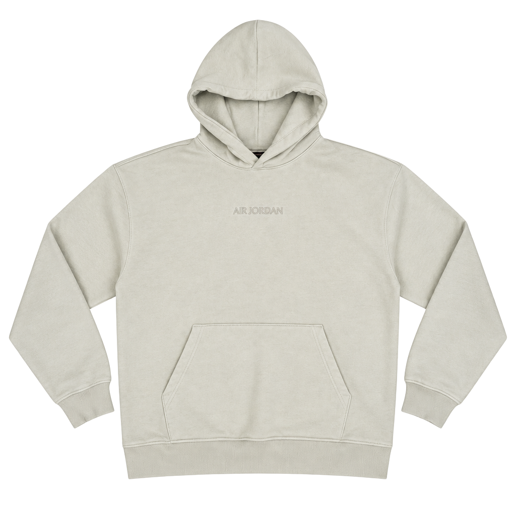 Air Jordan Wordmark Fleece Pullover Hoodie Sail White 1