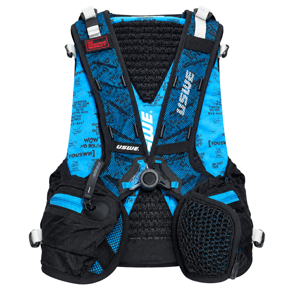USWE Shred 16 Hydration Backpack Black/Blue 1