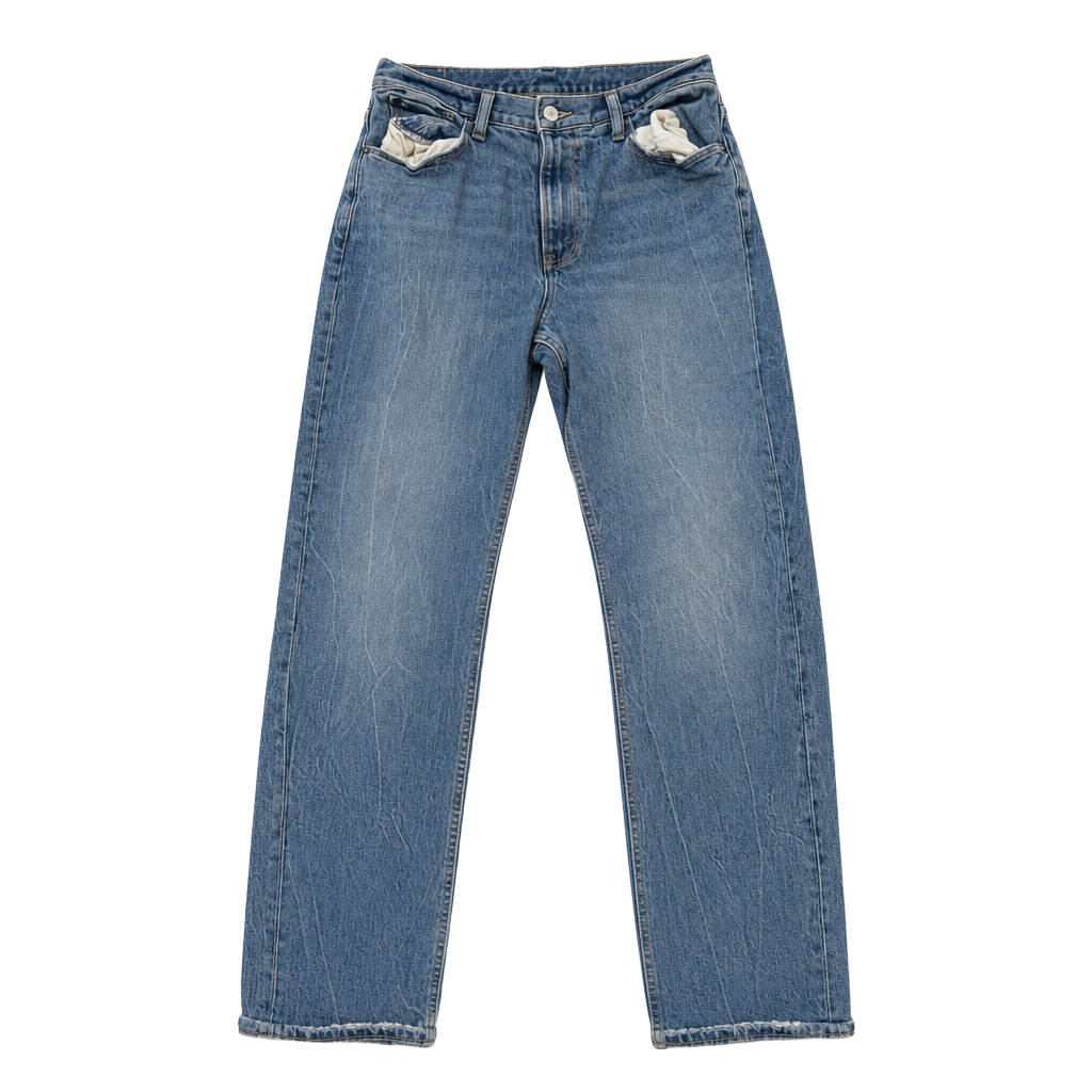 Abercrombie & Fitch The '90s Straight Ultra High Rise Jeans Size 27/4S 1