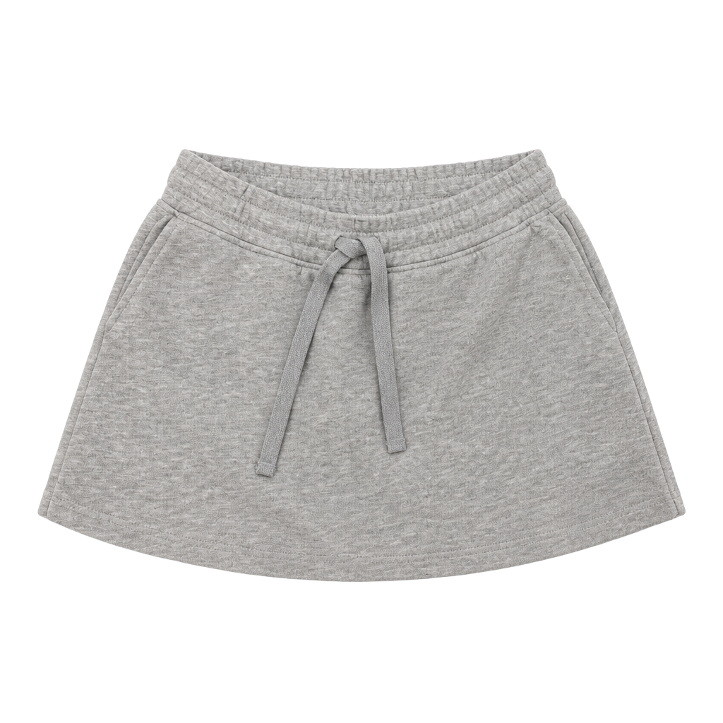Talulah Grey Drawstring Athletic Skort 1