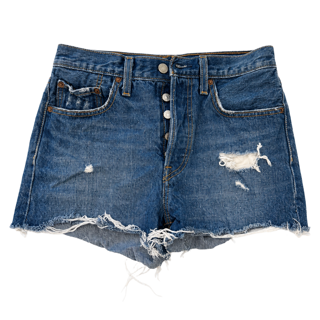Levi's 501 Original Cut-Off Denim Shorts Women's Size 27 1