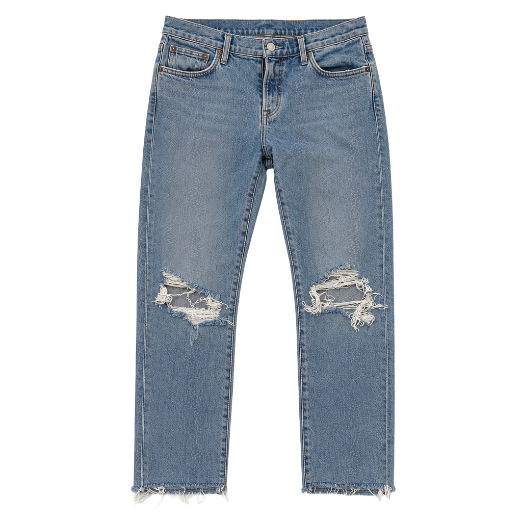 AGOLDE Distressed Raw Hem Skinny Jeans Size 25 1