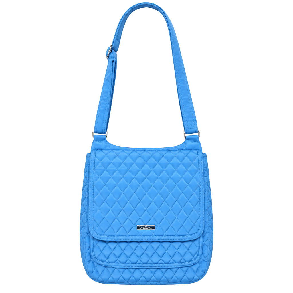 Vera Bradley Quilted Crossbody Bag Blue 1