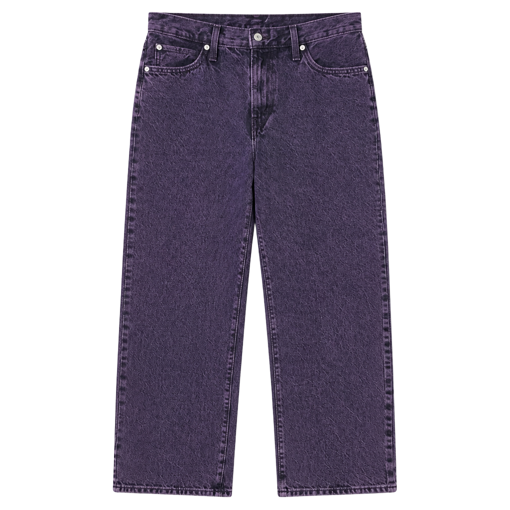 Levi's '94 Baggy Size 28 Purple Acid Wash Jeans 1