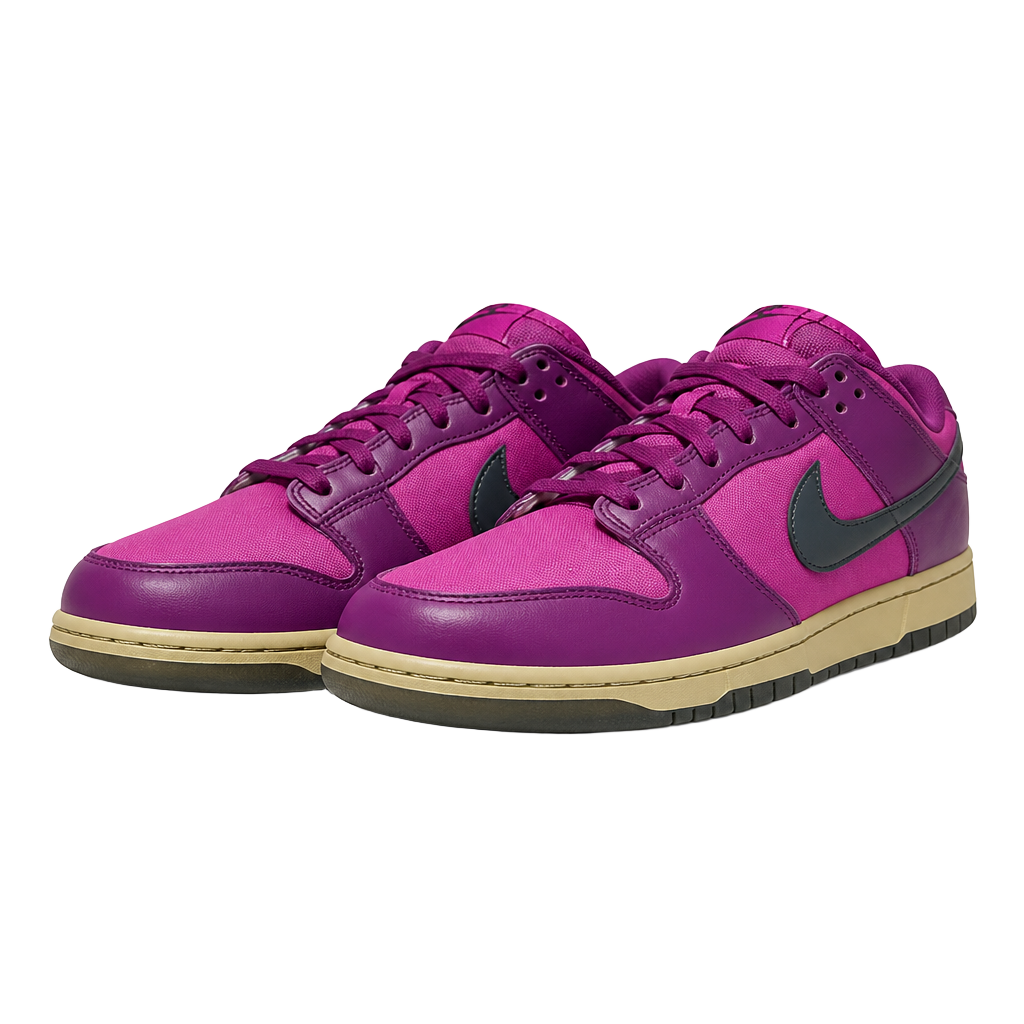NEW Nike Dunk Low NBY Viotech Hot Fuchsia Black FZ2552-500 Women Sz 11, Mens 9.5 1