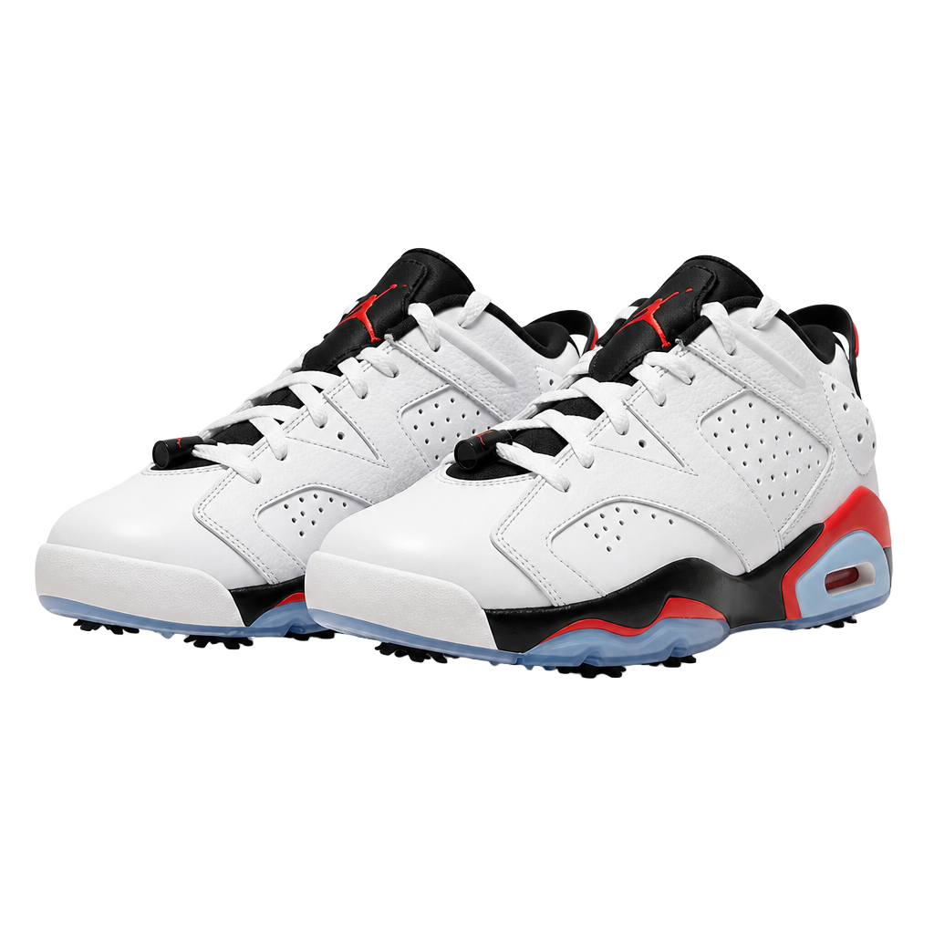 Nike Air Jordan 6 Retro Low Golf Shoes in the 'White Infrared' Size 12 Mens 1