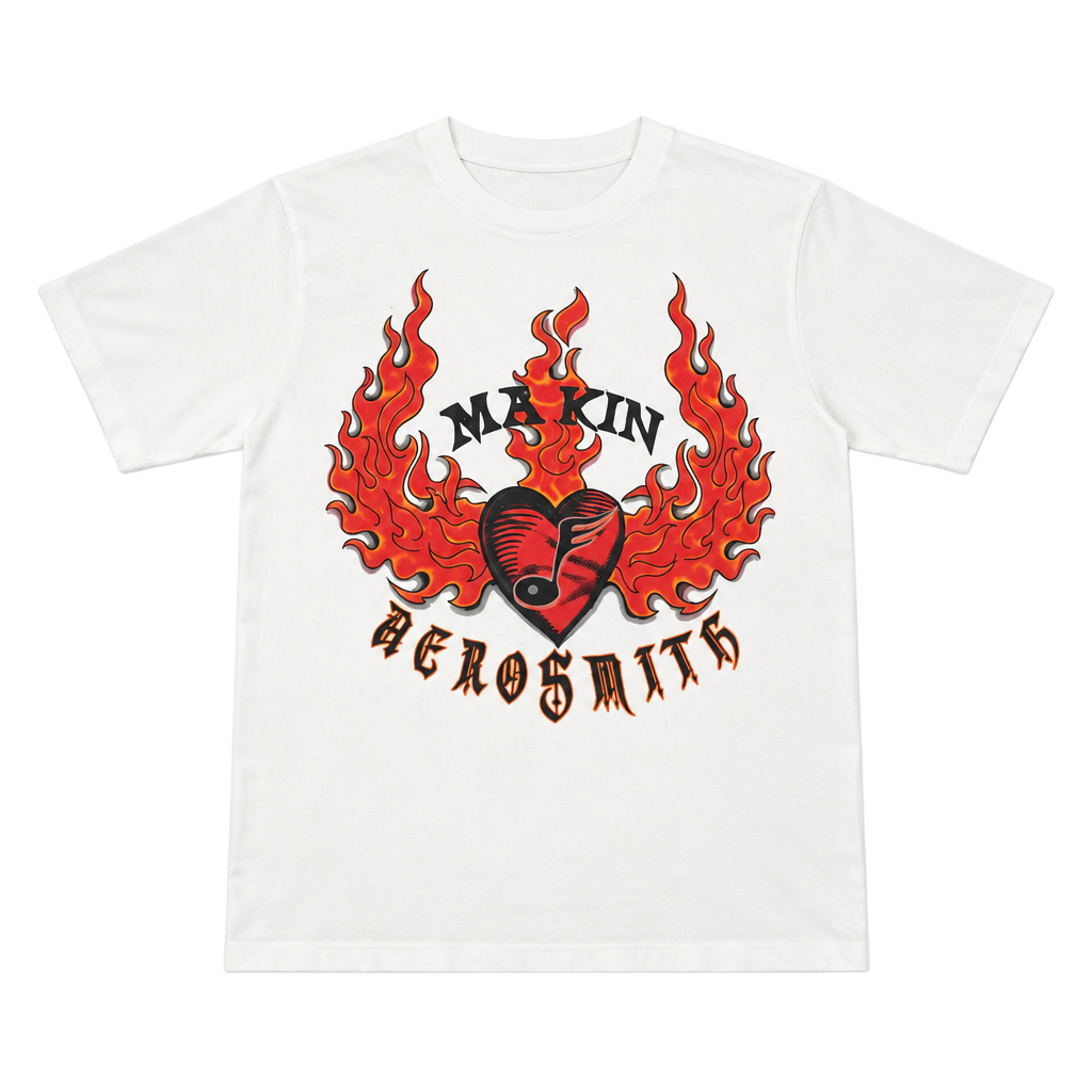 Vintage 1994 Aerosmith Get A Grip Tour T-Shirt White Band Tee 1