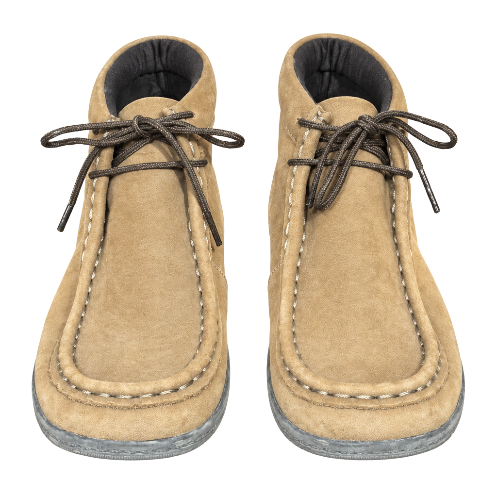 Kenneth Cole Reaction Chukka Boots Dark Tan Suede Lace Up 1