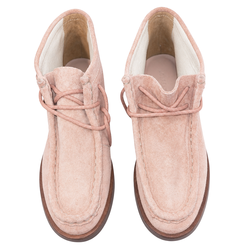 The Great Harper Wallaby Size 7.5 Pink Suede Chukka Boots 1