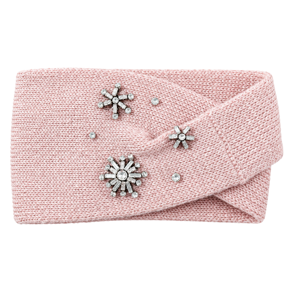 Vintage Victoria's Secret Blush Snowflake Headband 1