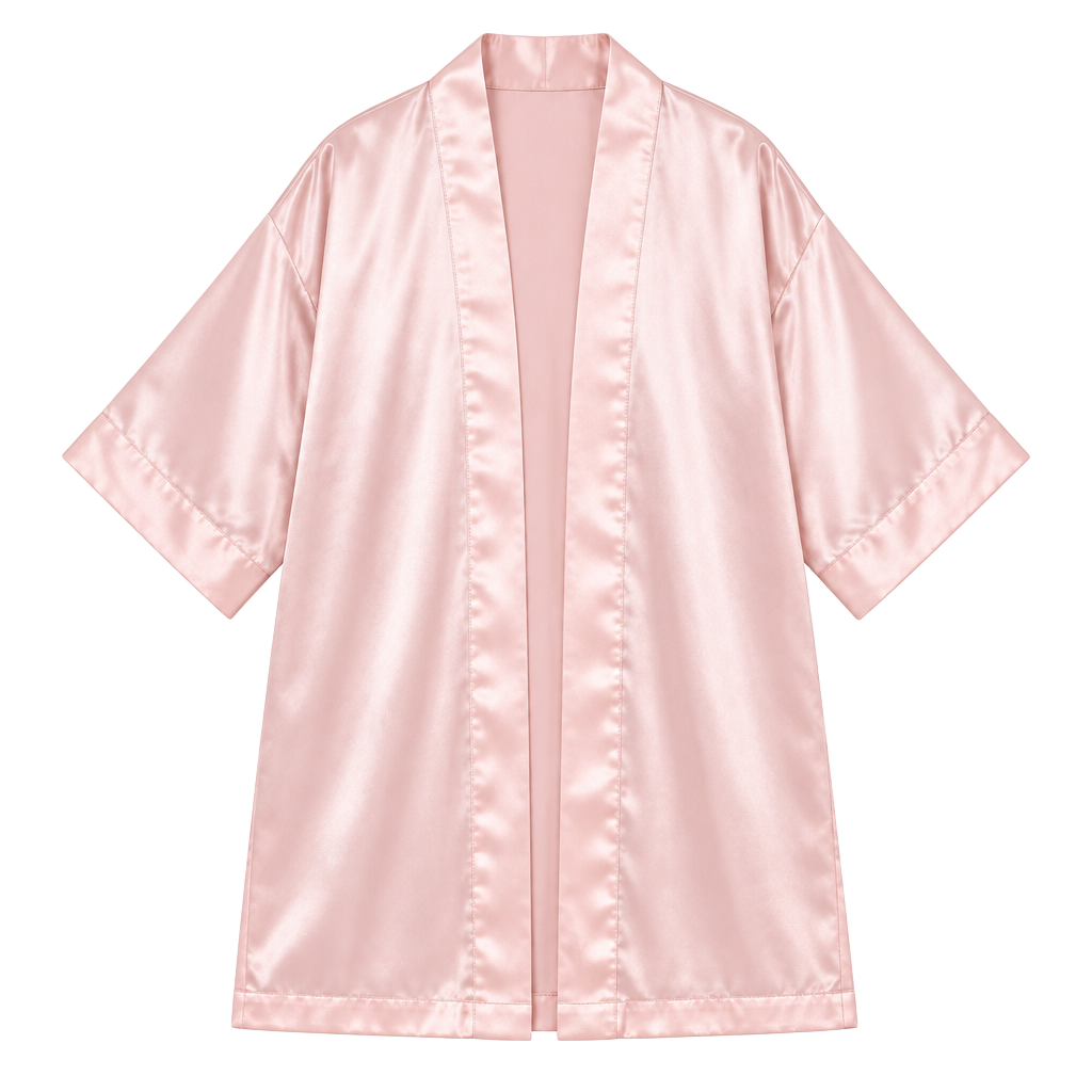 Victoria's Secret Satin Robe S/P M/M Pink 1