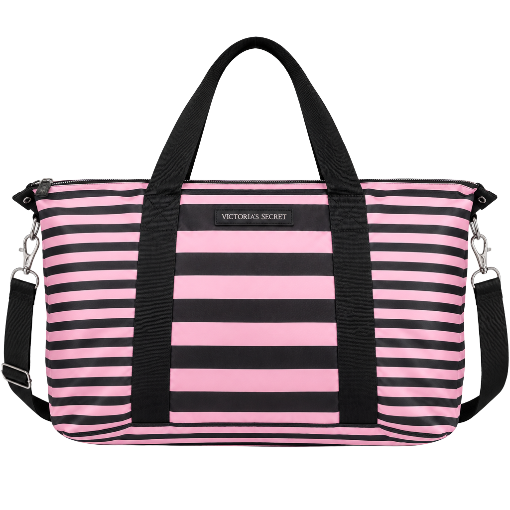 Victoria's Secret Striped Weekender 1
